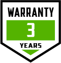 3 years warranty